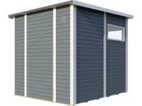 Vorschau: Gartenhaus Punta 2 19 mm hellgrau Vorschau: Gartenhaus Punta 2 19 mm hellgrau