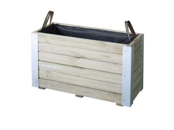 Pflanzkasten BAMBOU 72 L mit Geotextil