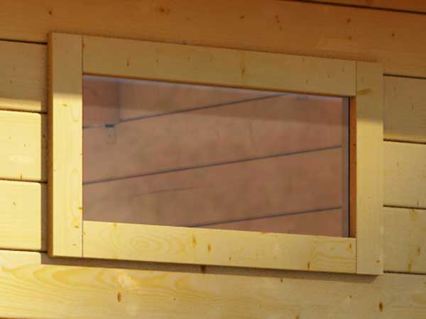 Fenster feststehend für 38 mm starke Gartenhäuser