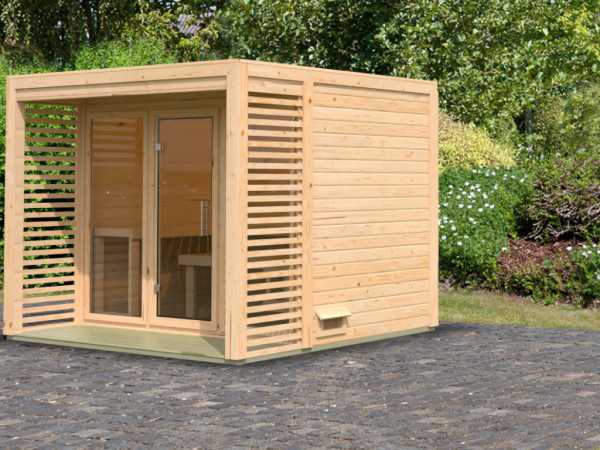 Saunahaus Angkor 3 38 mm naturbelassen