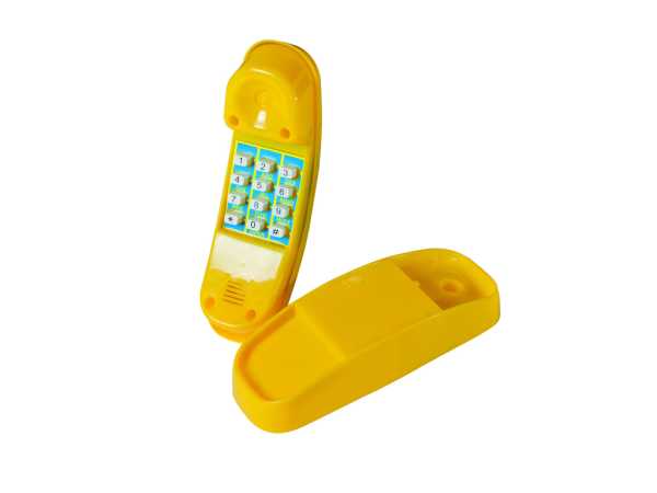 Telefon Kunststoff gelb