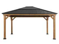 Vorschau: Zedernholz-Gazebo ERNIR – 393 cm x 452 cm Vorschau: Zedernholz-Gazebo ERNIR – 393 cm x 452 cm
