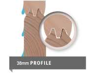 Vorschau: Gartenhaus Cubillis Royal 38 mm anthrazit Vorschau: Gartenhaus Cubillis Royal 38 mm anthrazit