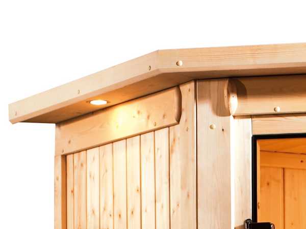 Sauna Systemsauna Premiumsauna Nuri Sparset inkl. 9 kW Saunaofen und Steuergerät Finnisch