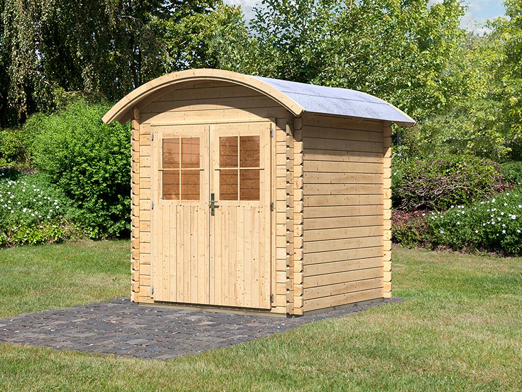 Tonnendach Gartenhaus online kaufen Holzprofi24