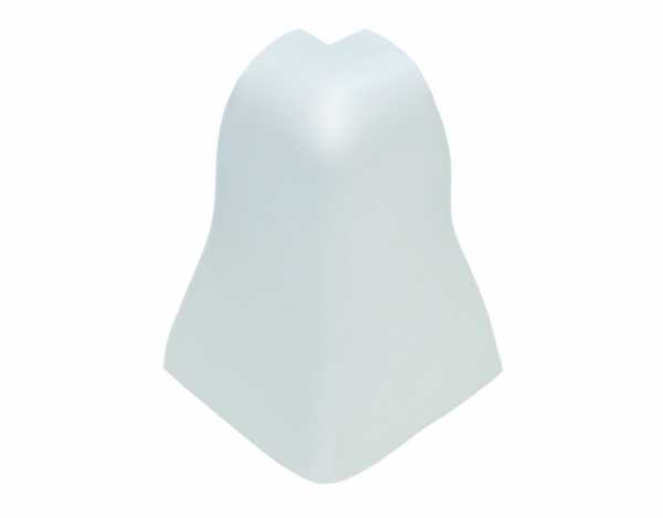 Außenecken für Sockelleisten Profil SKL 60, Weiß