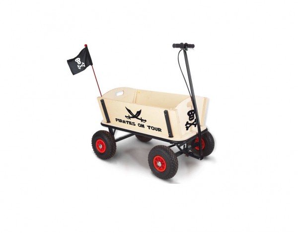 Bollerwagen "Pirat Jack" unbehandelt