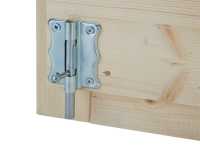 Vorschau: Gartenhaus Marksburg 2 mit Anbau 14 mm natur Vorschau: Gartenhaus Marksburg 2 mit Anbau 14 mm natur