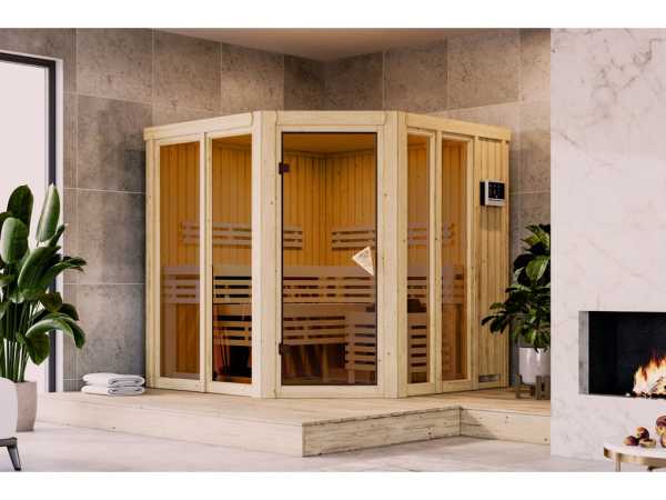 Sauna Airi SET mit Ofen 9 kW, externer Steuerung