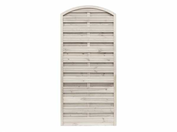 Sichtschutzzaun Halbelement "Muenchen" Kiefer Cream