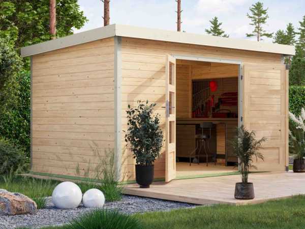 Gartenhaus Pluto 7 28 mm