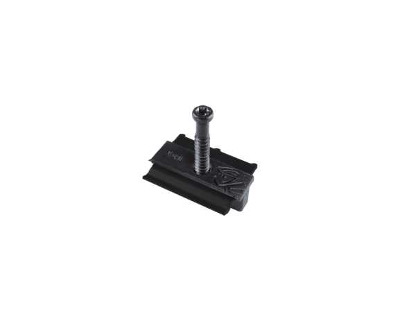 Befestigungsclip für Terrassendielen Cobra Hybrid 8-25 Schwarz lackiert