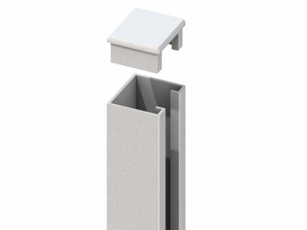 SYSTEM U-Montageprofil silber