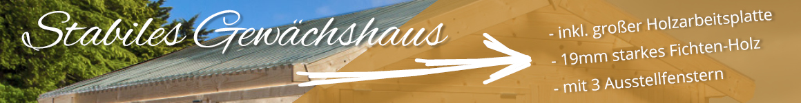 Stabiles Gartenhaus