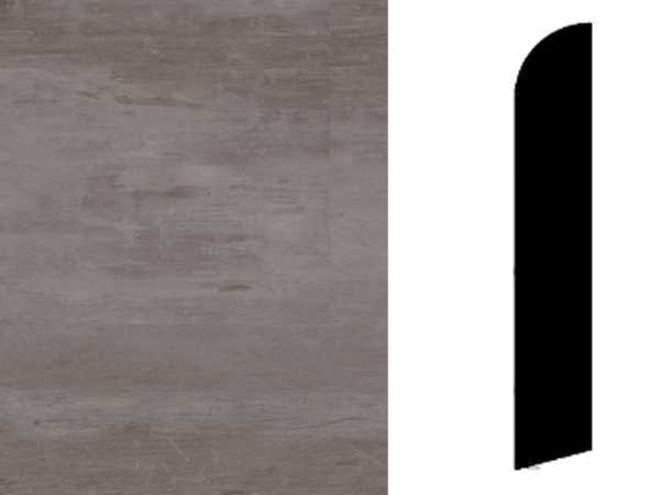 Sockelleiste Scratched Metal Grey Dekor
