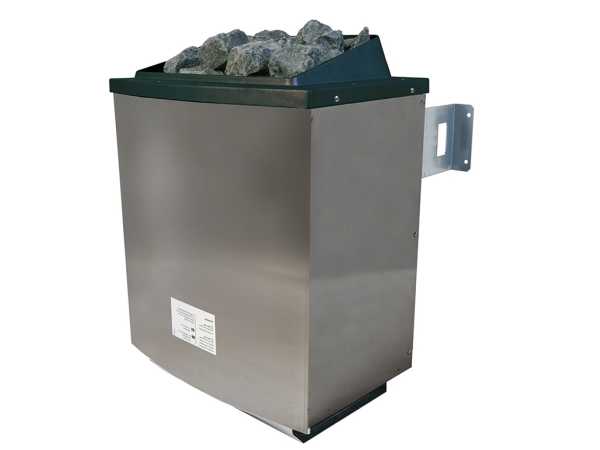 Sauna Systemsauna Siirin mit Dachkranz, inkl. 9 kW Ofen mit externer Steuerung