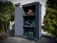 Vorschau: Geräteschrank "John" dunkelgrau für Innen- und Außenbereich Vorschau: Geräteschrank "John" dunkelgrau für Innen- und Außenbereich