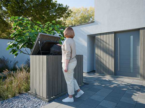 WPC Wandverkleidung Standard Silver Grey coextrudiert