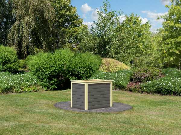 Hochbeet 19 mm terragrau