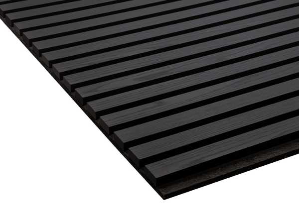 Akustikpaneele Wandverkleidung Black Oak 120 cm Filz schwarz