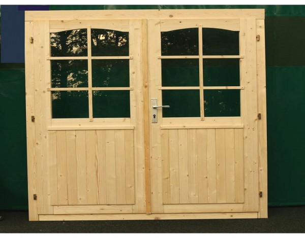 Doppeltür für 44 mm Gartenhaus