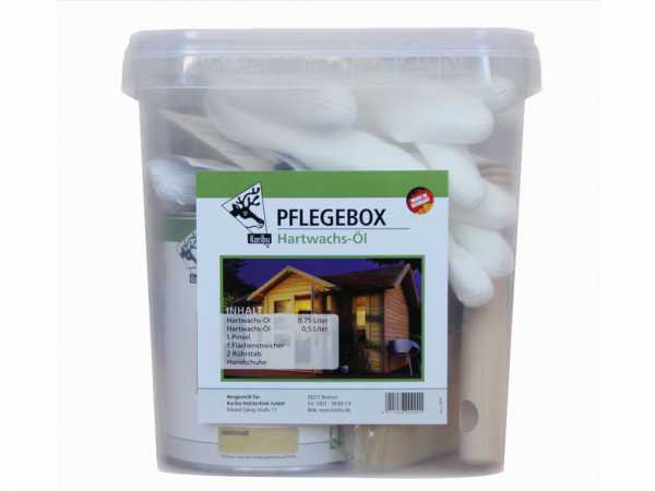 Pflegebox für Gartenhäuser