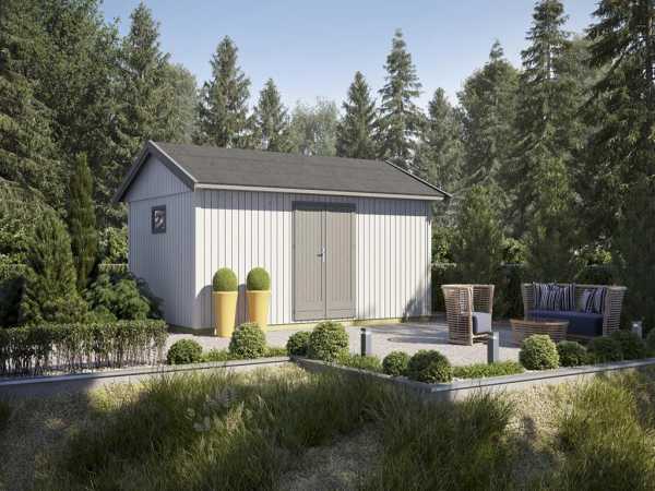 Gartenhaus "Nordic 19" 19 mm naturbelassen