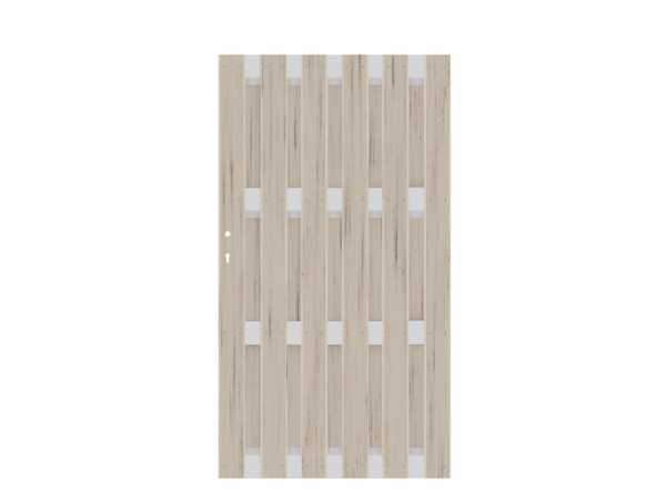 Tor JUMBO WPC Sand-Aluminium