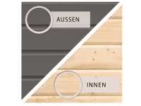 Vorschau: Saunahaus Mainburg 5 terragrau 38 mm Vorschau: Saunahaus Mainburg 5 terragrau 38 mm