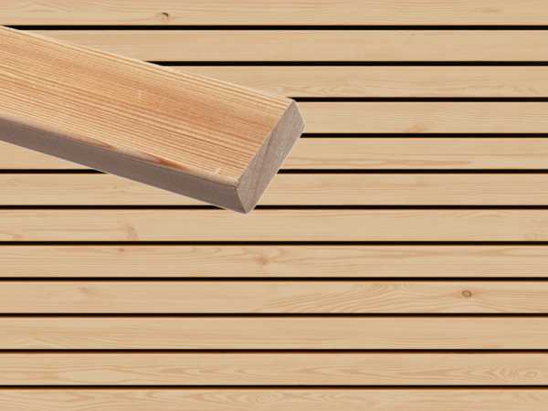 Fassade Rhombusleiste Sibirische Lärche