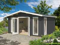 Vorschau: Gartenhaus Blockbohlenhaus Elgin 44 Set Silber 44 mm carbongrau Vorschau: Gartenhaus Blockbohlenhaus Elgin 44 Set Silber 44 mm carbongrau