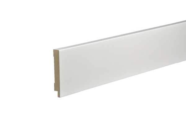 Sockelleiste Topline MDF lackiert uni weiß