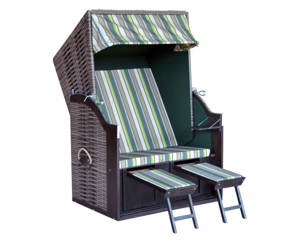 Strandkorb "Trend 10" cappuccino Design 701
