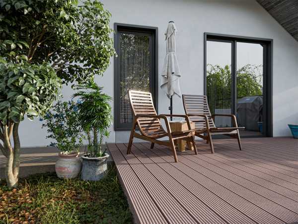 WPC Terrassendiele Timberstar schokoladenbraun