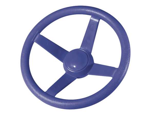 Steuerrad Kunststoff blau