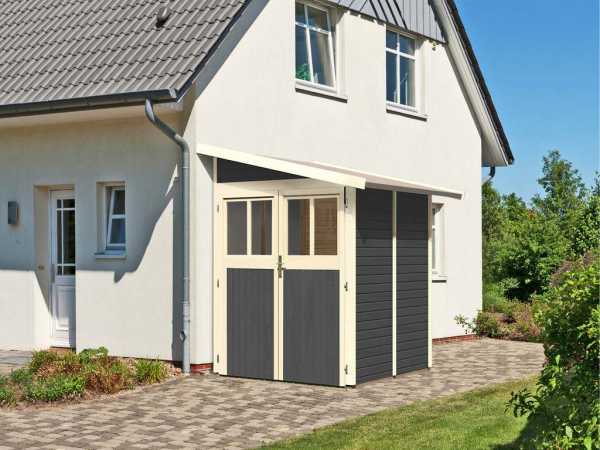 Gerätehaus Ahnlehnhaus Wandlitz 2 19 mm terragrau