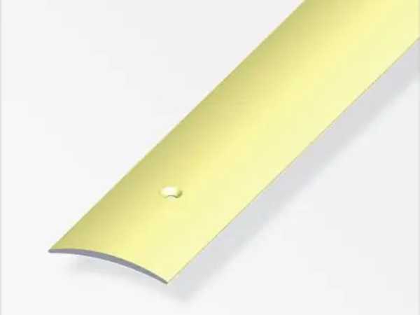 Übergangsprofil Clipstech Messing eloxiert für Parkett