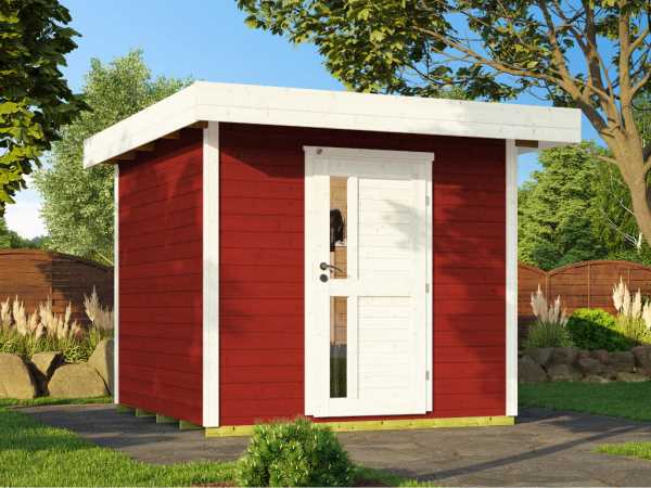 Gartenhaus Designhaus 172 28 mm schwedenrot