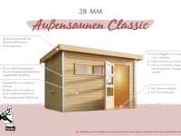 Vorschau: Saunahaus Angkor 3 38 mm naturbelassen Vorschau: Saunahaus Angkor 3 38 mm naturbelassen