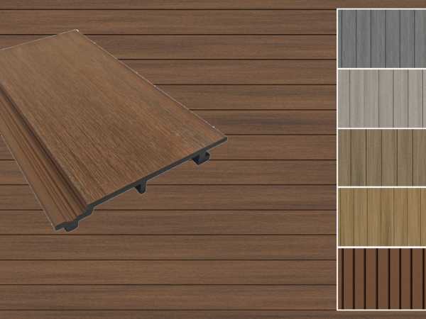 WPC Wandverkleidung Standard Teak coextrudiert WPC Wandverkleidung Standard Teak coextrudiert