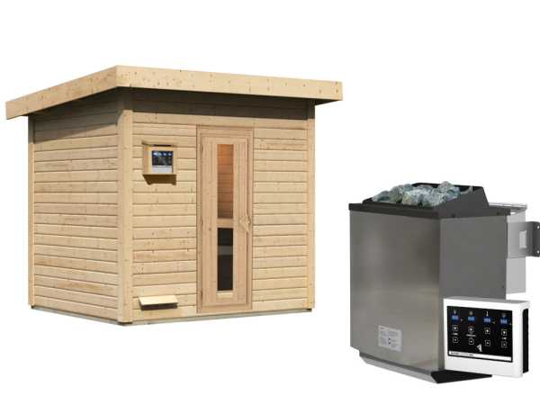 Saunahaus Hytti 3 SET naturbelassen