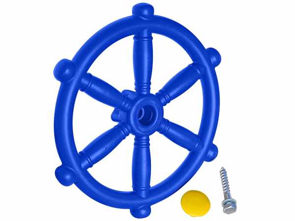 Piraten Lenkrad Steuerrad blau Ø 30 cm