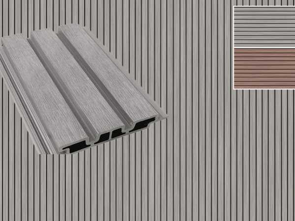 WPC-Fassadenprofil Beige