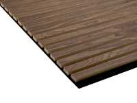 Vorschau: Akustikpaneele Wandverkleidung Smoke Oak 240 cm Filz schwarz Vorschau: Akustikpaneele Wandverkleidung Smoke Oak 240 cm Filz schwarz