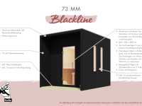 Vorschau: Saunahaus Catalina 73 mm schwarz Vorschau: Saunahaus Catalina 73 mm schwarz