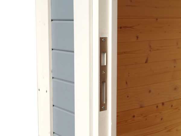 Gartenhaus Punta 1 19 mm hellgrau