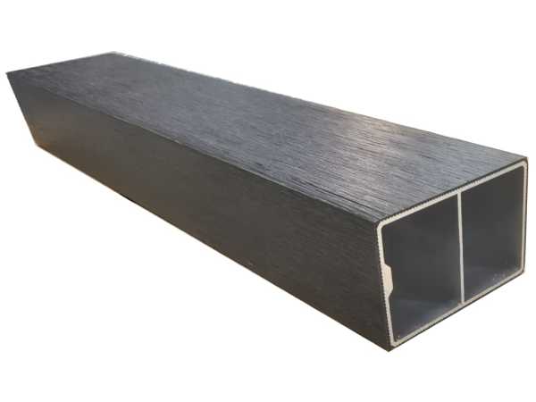 Sonnenbrecher WPC Beschattungsprofil Co extrudiert Charcoal
