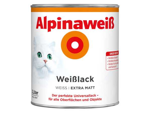 Alpinaweiß Weißlack Extra Matt