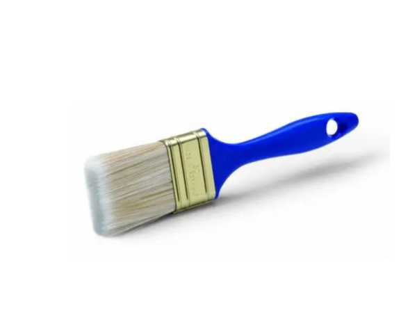 Flachpinsel blau
