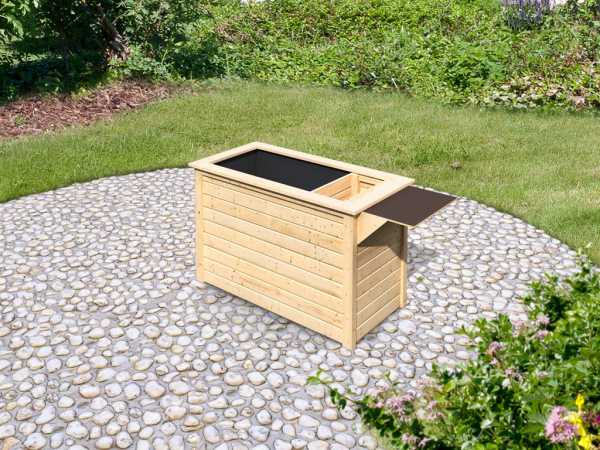 "Hochbeet 1" 19 mm naturbelassen inkl. Schrankoption